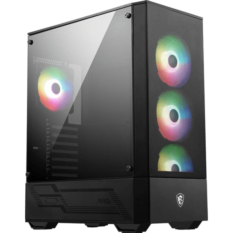 MSI MAG Forge 112R Midi Tower Must, L&auml;bipaistev