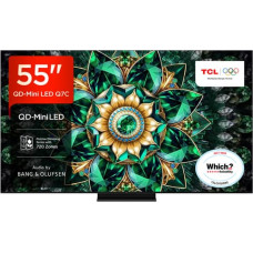 TCL 55Q7C televizorius 139,7 cm (55") 4K Ultra HD Smart TV &bdquo;Wi-Fi&ldquo; Metalinis 2600 cd/m&sup2;
