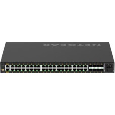 Netgear GSM4248P-100EUS tīkla pārslēgs Vadīts L2/L3/L4 Gigabit Ethernet (10/100/1000) Power over Ethernet (PoE) Melns