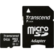 Transcend Karta Transcend MicroSDXC 64 GB Class 10 UHS-I  (TS64GUSDXC10)