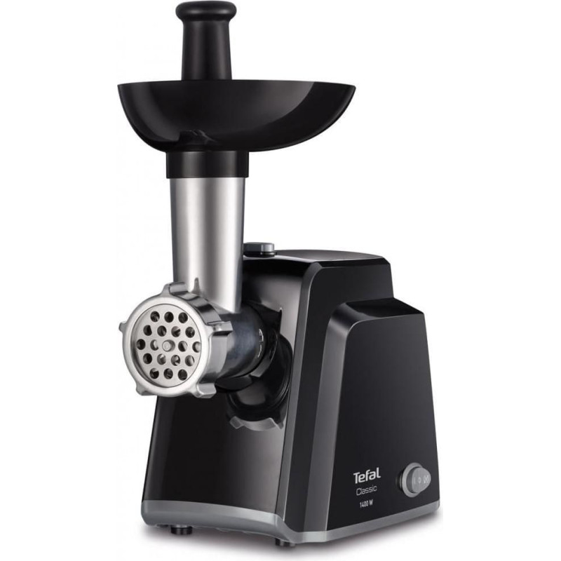 Tefal NE105838 mėsmalė 1400 W Juoda, Nerūdijančiojo plieno