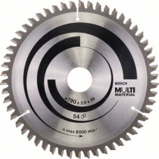 Bosch Piła tarczowa 190x30x2,4mm 54z. MULTI MATERIAL - 2608640509