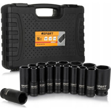 Smart zestaw nasadek udarowych długich 1/2'' 10-32mm 16cz SM-29-NSET16