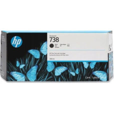 HP 738 300-ml Black DesignJet Ink Cartridge