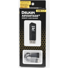 Delkin Czytnik Delkin Delkin Cardreader SD & MicroSD A2 (USB 3.1)