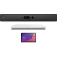 Cisco System przekazu sygnału AV Cisco Webex Room Kit EQ - Zestaw do wideokonferencji ( Webex Quad Camera, Webex Codec EQ) - Certified for Microsoft Teams Rooms - Carbon Black