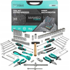 Forcekraft Zestaw narzędzi 122el. 1/4'' i 1/2'' (4-32mm) (6-kątnych)