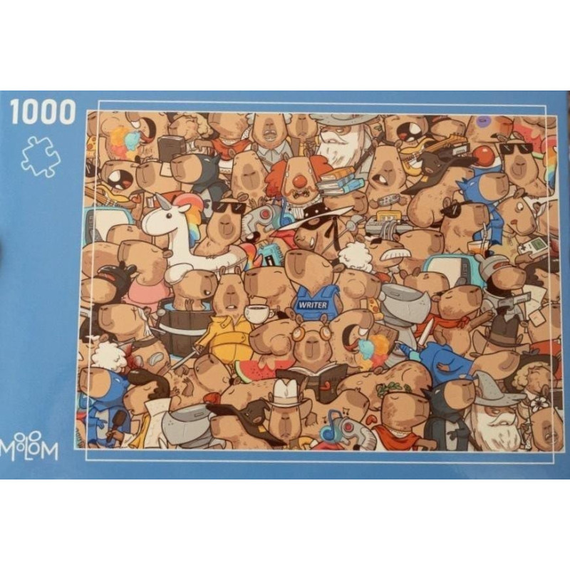 Molom Puzzle 1000 - Kapibara impossible