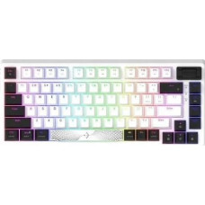 Aqirys Klawiatura mechaniczna 75%/81 klawiszy przewodowa ADARA MINI white/black