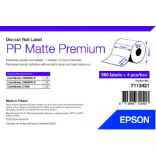 Epson PP MATTE LABEL PREM DIE-CUT/ROLL 76X127MM 960 LABELS