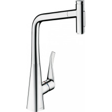 Hansgrohe Смеситель для кухни с выдвижным шлангом Metris Select M 73820000