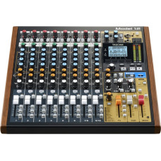 Tascam Model 12 12 channels 20 - 20000 Hz Black, Wood