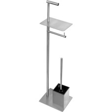 Kapitan Stand with toilet paper holder and brush Neo 96 81 99 satin