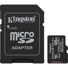 Kingston Technology Industrial 128 GB MicroSDXC UHS-I Klasės 10