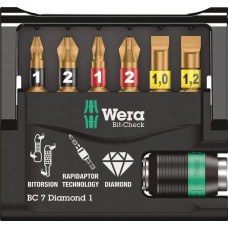 Wera Zestaw narzędzi Wera ZESTAW BIT&Atilde;W BIT-CHECK 7 DIAMOND 1 SB, NA BLISTRZE, 7 CZ