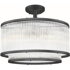 Zumaline Zuma Line Sergio C0528-05H-P7AC plafon lampa sufitowa 5x60W E14 czarny/transparentny