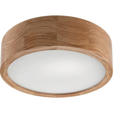 Lamkur Lampa sufitowa Lamkur Evaline 49441 plafon lampa sufitowa IP54 1x60W E27 dąb