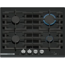 Bosch PRP6A6H40 hob Black Built-in 60 cm Gas 4 zone(s)