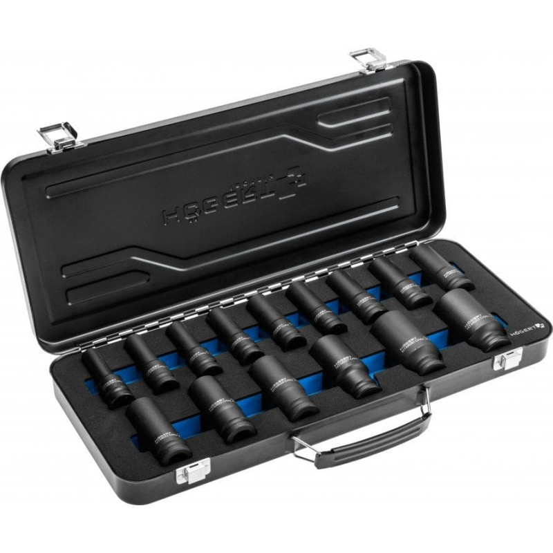 H&ouml;gert Technik Zestaw nasadek udarowych 1/2'' 15 el. (HT4R049)