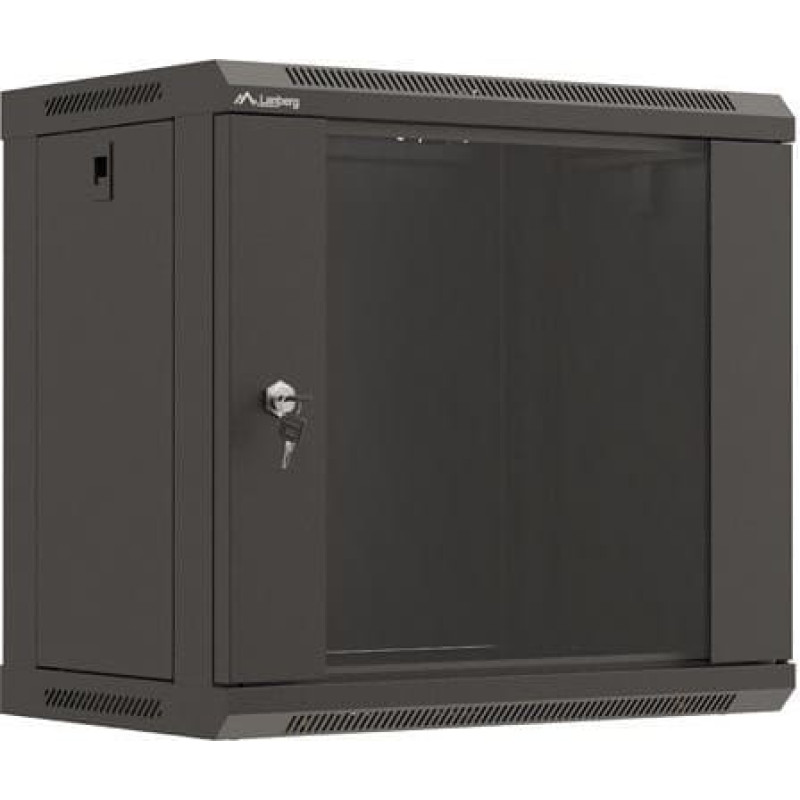 Lanberg WF03-5309-10B rack cabinet 9U Wall mounted rack Black