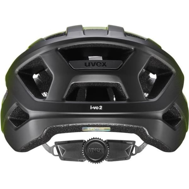 Uvex I-vo 2 Cycling Helmet 60&ndash;64 cm, Neon Yellow/Black Matt