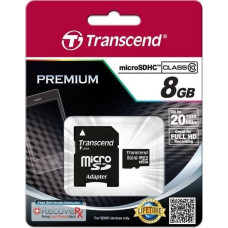 Transcend Karta Transcend MicroSDHC 8 GB Class 10 UHS-I  (TS8GUSDHC10)