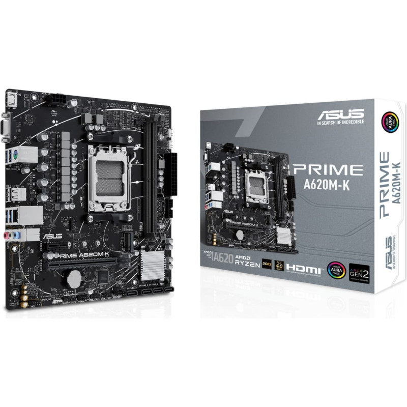 Asus PRIME A620M-K AMD A620 Socket AM5 micro ATX