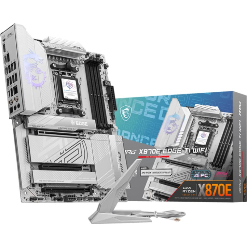 MSI MPG X870E EDGE TI WIFI материнская плата AMD X870E Socket AM5 ATX