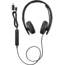 Lenovo 4XD1M45627 headphones/headset Wired Head-band USB Type-C Black