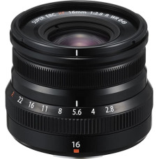 Fujifilm Fujinon XF 16mm f/2.8 R WR lens, black