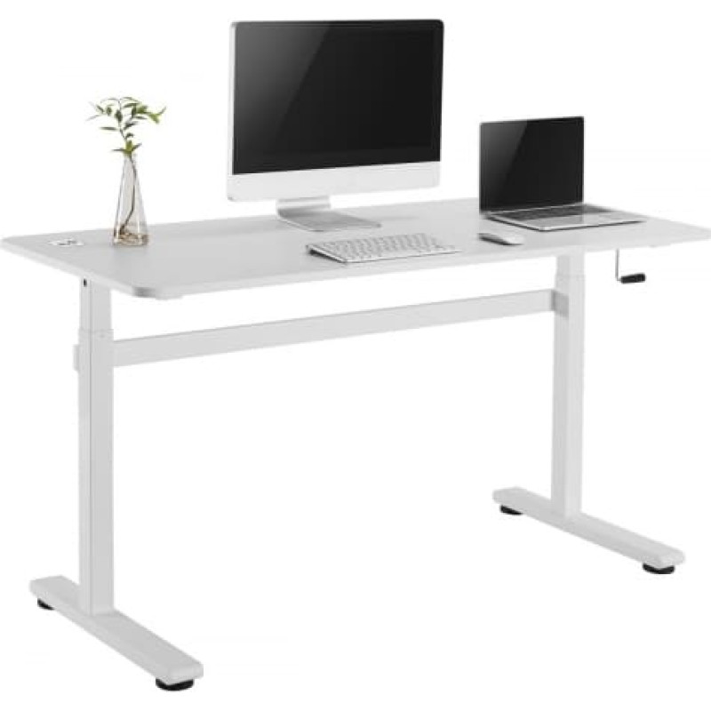 Maclean Sit stand manual desk Ergo-Office ER0401W
