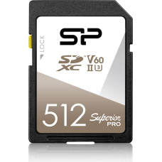 Silicon Power m&auml;lukaart SDXC 512GB Superior Pro UHS-II