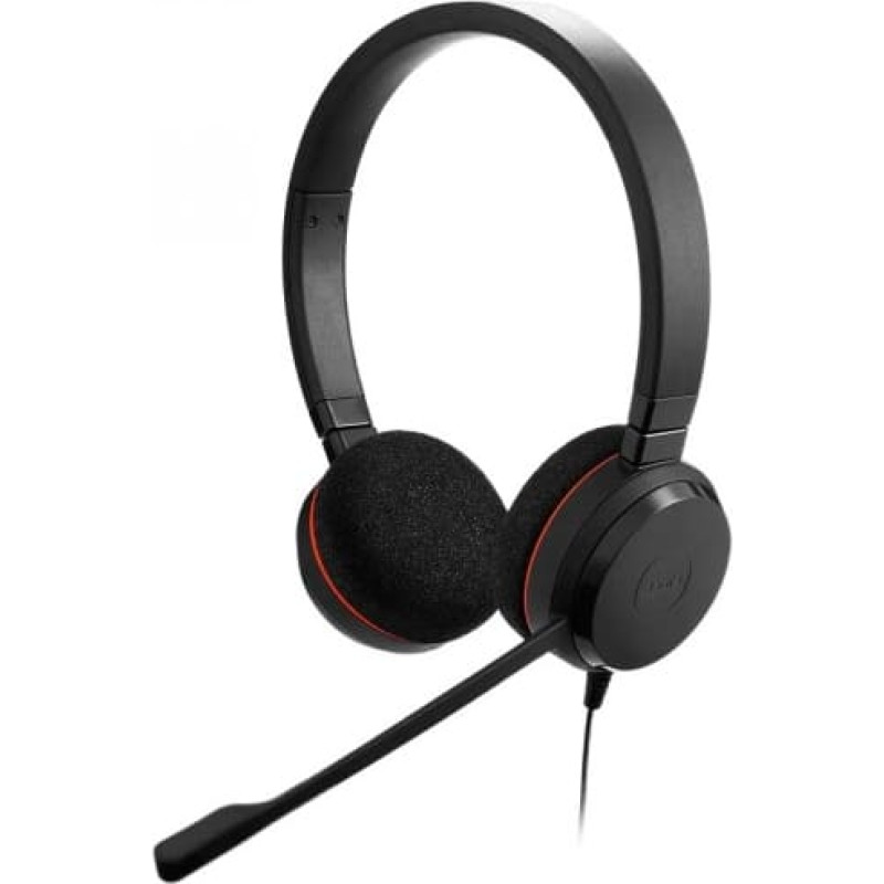Jabra Evolve 20 K&otilde;rvaklapp Juhtmega &uuml;hendatud Peav&otilde;ru Kontor/k&otilde;nekeskus USB Type-C / USB Type-A Must