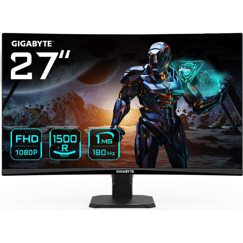 Gigabyte GS27FC монитор для ПК 68,6 cm (27") 1920 x 1080 пикселей Full HD ЖК Черный