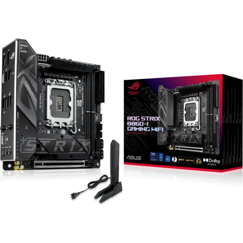 Asus ROG STRIX B860-I GAMING WIFI Intel B860 LGA 1851 (Socket V1) &bdquo;mini ITXs&ldquo;
