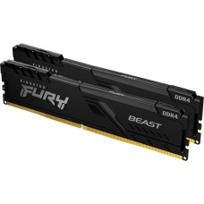 Kingston Technology FURY Beast 16GB 3600MT/s DDR4 CL17 DIMM (Kit of 2) Black