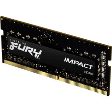 Kingston Technology FURY Impact atminties modulis 8 GB 1 x 8 GB DDR4 3200 MT/s 260-pin SO-DIMM