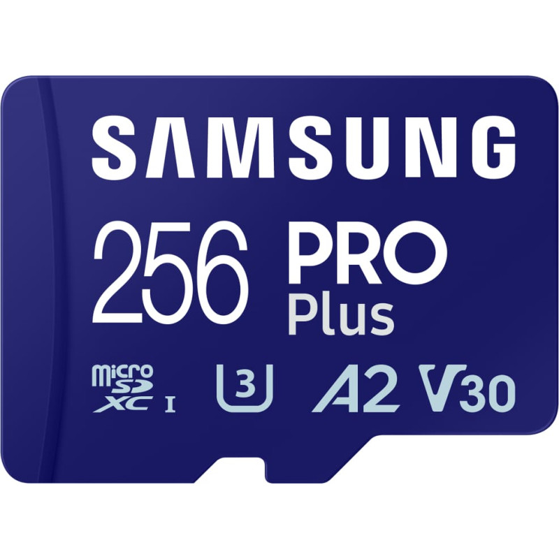 Samsung PRO Plus MB-MD256SA/EU m&auml;lukaart 256 GB MicroSD UHS-I Klass 3