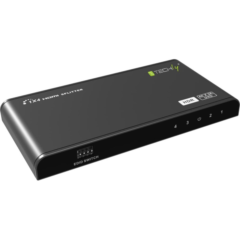 Techly IDATA HDMI2-4K4HDR vaizdo signalų daliklis HDMI 4x HDMI