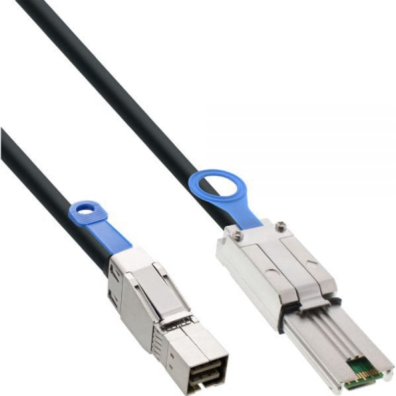 Inline SFF 8644 - SFF 8088, 2m, Czarny (27639C)