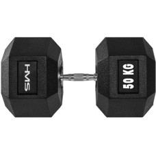 HMS &lrm;&lrm;Hantel Hex Pro gumowany 1 x 50 kg