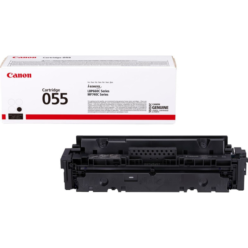 Canon 055 тонерный картридж 1 шт Подлинный Черный