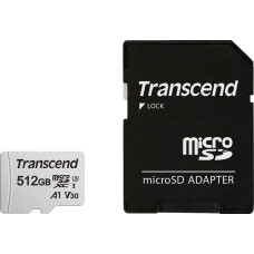 Transcend Karta Transcend 300S MicroSDXC 512 GB Class 10 UHS-I/U3 A1 V30 (TS512GUSD300S-A)