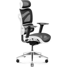 Diablo Chairs Krzesło biurowe Diablo Chairs V-Commander Biało-czarne