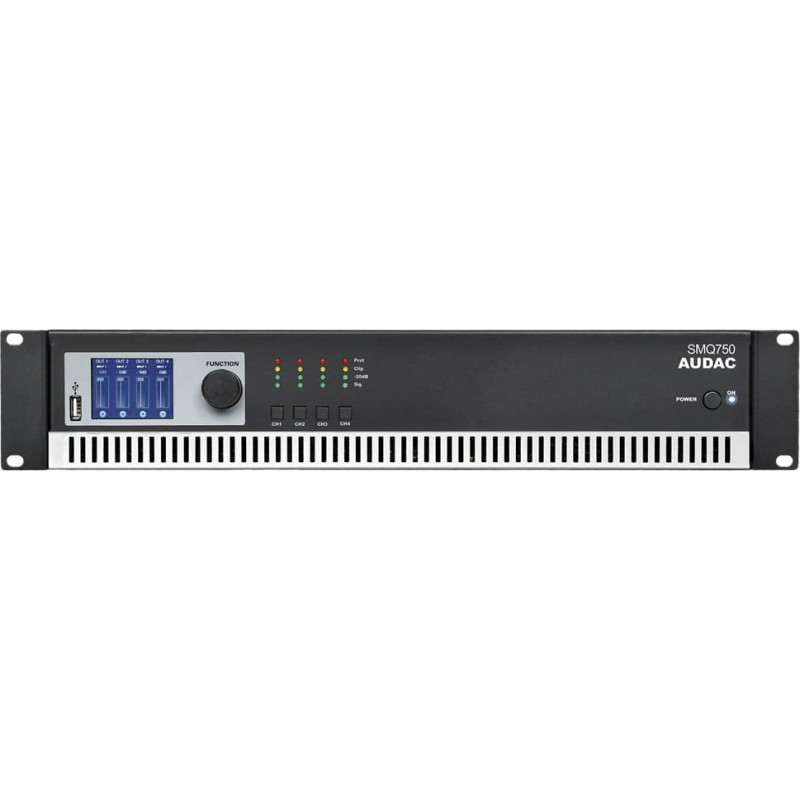 Audac AUDAC SMQ750 WaveDynamics&trade; quad-channel power amplifier 4 x 750W