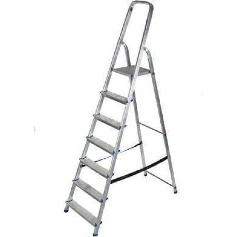Awtools AWTOOLS DRABINA ALUMINIOWA WOLNOS. 7ST.150KG