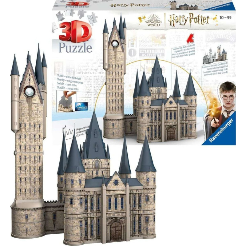 Ravensburger Harry Potter Puzzle 3D Zamek Hogwart, Wieża Astronomiczna 615 element&oacute;w