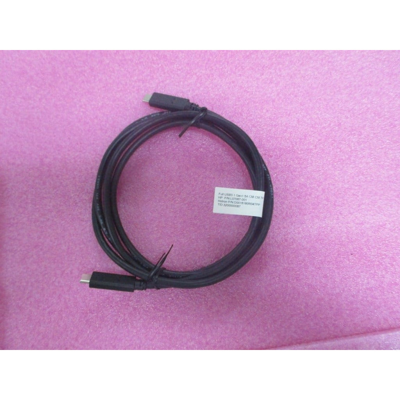 HP Kabel USB HP USB-C - USB-C 1.8 m Czarny (L42425-001)