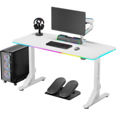 Ultradesk Biurko Ultradesk Iron Białe 132.5 cmx60.5 cm