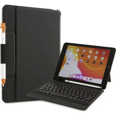 LMP Keyboard ProtectCase for iPad 10.2'' (2019/2020/2021), 7/8/9th Gen, stand, magn. front flap, sleep & wake, Pencil/Crayon/, Bluetooth, CH layout, black
